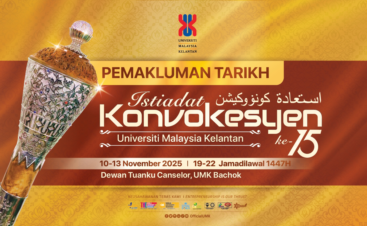 PEMAKLUMAN TARIKH ISTIADAT KONVOKESYEN